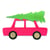 Gabarit de découpe pour machine - Sizzix - Bigz Plus Voiture et arbre - Olivia Rose
