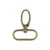 Mousqueton 30mm couleur or antique