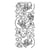 1 planche de stickers autocollants peel off doré NOUNOURS LUNE 7020