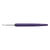Aiguille à crochet ergonomique violet - 3 mm