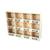 Petit Casier en bois 12 cases porte-étiquettes 41,5 x 31 x 11 cm