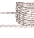 Bobine 20m chaîne aluminium avec lacette 8mm blanc