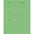 Paquet de 25 dossiers de plaidoirie Pour/Contre carte lustrée 25x32cm - Tilleul - x 5 - Exacompta