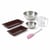 Set pâtisserie avec 2 moules à chocolat de Dubaï, 2 bols à mixer, verre mesureur et spatule Zenker