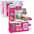 Cuisine Jouet Rose Pour Enfants Avec 64 Éléments Eau Vapeur Changement Couleur