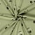 Tissu Jersey Coton Tracteurs blancs et noirs sur fond Vert