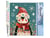 Peinture par Numéro Figured'Art - Petit Pingouin de Noël - Kit de Loisir Créatif DIY Numéro d'Art Complet - 40x50cm sans châssis en bois