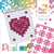 Kit créatif Pixel porte-clé 4x3cm Coeurs