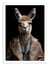 Affiche 50 x 70 cm -  Llama Wild Suits - Philippe Hugonnard