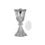 Motif en cire: Coupe + Hostie, 6 cm, argent, 1 pce