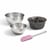 Set pâtisserie avec mini moule à kouglof 18 cm, 2 bols à mixer et 1 spatule Zenker