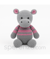 Kit de crochet Gründl Nelly l’Hippopotame – Créez votre hippo amigurumi en 100 % coton en fil Funny certifié OEKO-TEX Multicolore