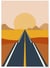 Affiche Abstract Landscape 1 | A3 : 29,7x42cm