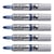 5 Marqueurs tableau blanc pointe ultra large - PENTEL - Bleu - MAXIFLO MWL5W