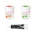 2 colorants alimentaires vert-orange + Stylo glaçage noir