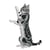 Chat American Shorthair debout | JEKCA | 14 ans et +
