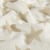 Tissu Double gaze de Coton Etoiles écrues sur fond Ecru