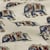 Tissu Voile de Coton Jaipur éléphants Bleus sur fond Beige - Au mètre