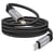 LinQ Câble Lightning / USB C Power Delivery 36W Transfert Nylon Tressé 1.2m Noir