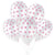 5 Ballons Coeurs Rose Ø33cm