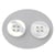 20 Boutons Acrylique Blanc Nacre rond 11,5 mm 4 trous - creation couture diy
