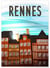 Affiche ville Rennes jour | A3 : 29,7x42cm