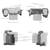 SMALLRIG HawkLock Kit cage à dégagement rapide avec poignée en silicone pour Sony Alpha 7C II / 7CR 5198