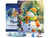 Diamond Painting Broderie Diamant Figured’Art 40x50cm toile tendue sur châssis en bois - diamants carrés - Bonhomme de Neige Joyeux