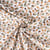 Tissu Coton imprimé June  motifs Abstrait sur fond Blanc - Par Coupon de 3m