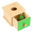 Jeu de formes – Peekaboo vert – jeu Montessori - Educo