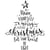 Tampon "Christmas Tree", 8x10cm