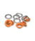 Boîtes de 15 Œillets avec Rondelles 14 mm - Prym Orange