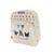 Sac à dos Baby SPA Animaux maternelle 30 CM Party dog Blanc