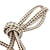 Bobine 25m Elastique rectangle 6 mm Beige