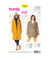 Patron Burda 6736 Veste et manteau du 34 au 46 taille n°FR 34-46