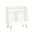 SoBuy KMB100-K-W Bibliothèque Enfant, Étagère à Livres, Étagère de Rangement Jouets pour Enfants,  2 Compartiments Ouverts