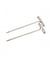 Lot de 50 epingles T de blocage tricot - Knitpro Argent