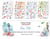 8 papiers motifs à découper scrapbooking FABRIkA DECORU SEA LIFE 004