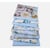 8 coupons tissu patchwork coton couture 40 x 50 cm FLEURI BLEU 4300