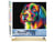 Peinture par Numéro Figured'Art - Chien Pop Art - Kit de Loisir Créatif DIY Numéro d'Art Complet - 40x50cm toile roulée + châssis en bois à monter