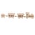 Train en bois miniature a peindre - Rico Design - Beige