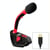 Microphone Omnidirectionnel USB Avec Support Téléphone Pour PC Et Mac Noir Rouge YONIS