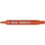 Lot de 12 marqueurs permanents - PENTEL - Pointe conique - Orange
