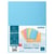 Paquet 100 chemises 1 rabat SUPER 160 - 24x32cm - Bleu clair - x 5 - Exacompta