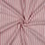 Tissu Double gaze de Coton fil teint Rayures Rose poudré sur fond Blanc