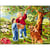 Princesse - Canevas antique La cueillette 50x65cm