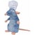 Peluche rat remy chef de cuisine 80 cm - ratatouille - nicotoy - grand doudou licence disney xl