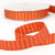 Bobine Ruban zigzag métal Rouge