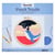 Figured'Art Punch Needle Kit Complet pour Adultes et Enfants - Baleine bleue et Fillette - Parfait pour Débutant. Set prêt à broder taille 20x20cm avec cadre circulaire