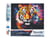 Diamond Painting Broderie Diamant Figured’Art 40x50cm toile entière roulée avec diamants carrés - Tigre Coloré Abstrait